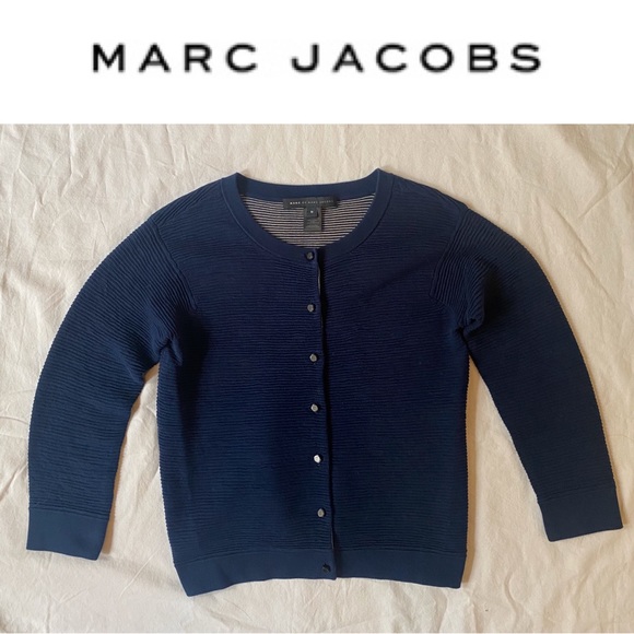 MARC by MARC JACOBS Navy blue cardigan - Picture 2 of 7